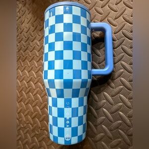 HydroJug Blue checkered 40oz